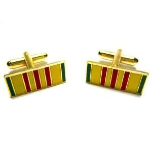  Vietnam Service Ribbon US Military Cufflinks Jewelry