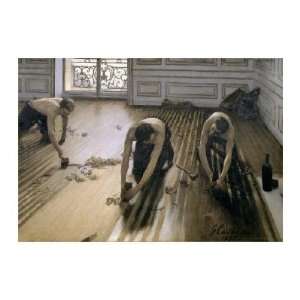    Gustave Caillebotte   The Floor Scrapers Giclee