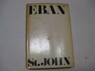 SIGNED ! ABBA EBAN by Robert St. John great Biography Must read 