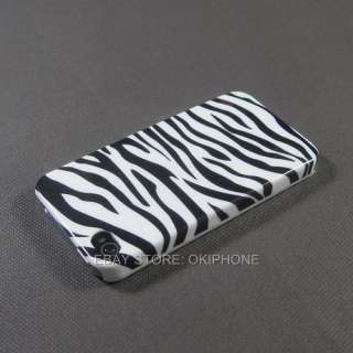 New Hard Zebra Back Case Cover Skin For Apple iPhone 4 4G 4GEN 4TH 