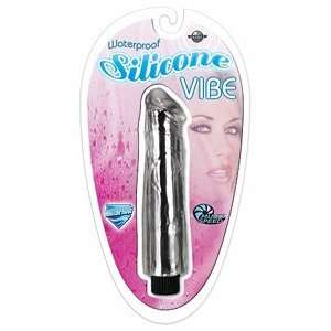  Waterproof Silicone Vibe   Silver