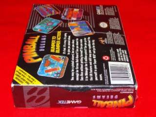 SEALED IN BOX Pinball Dreams Game for Super NES Nintendo SNES 