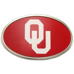 Oklahoma Sooners Team Logo Oval Belt Buckle:  Sports 