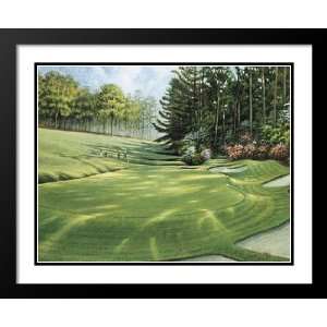   and Double Matted Art 25x29 Azalea Hole Golf Course