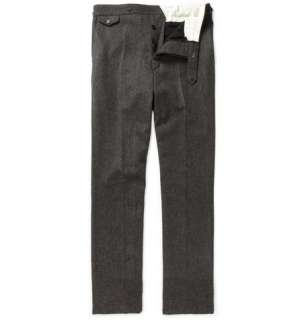   Clothing  Trousers  Casual trousers  Wide Leg Wool Trousers