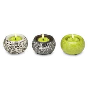  Up Words by Pavilion Chartreuse Mini Tea Light Candle 