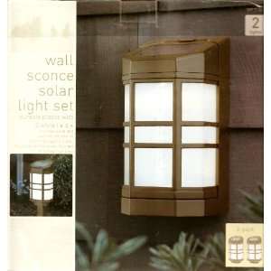  Wall Sconce Solar Light Set (2 Pack) 
