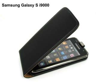 Leder Tasche Schutz Hülle für Samsung Galaxy S plus i9001 