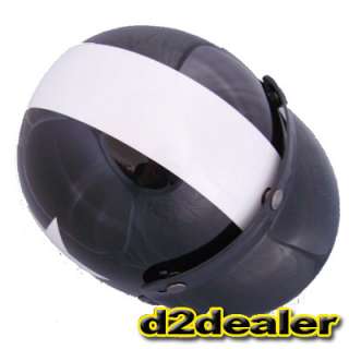 Helm ähnlich wie retro Vespa Helmet / Motorradhelm Rollerhelm schwarz 