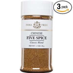 India Tree Chinese Five Spice Jar, 1.7 Ounce (Pack of 3)