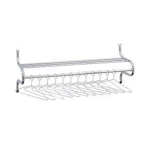 Safco 48 in Wall Mounted Coat Rack w/ Hangers:  Kitchen 
