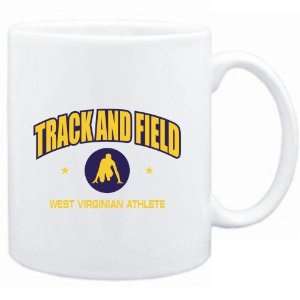  Mug White  Track & Field   West Virginian Athlete  Usa 