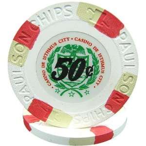  James Bond Casino de Isthmus Paulson Chip 50 Cents Sports 