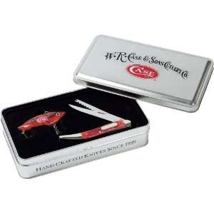  Case Red Bone Fishing Knife 4 1/4 Closed Gift Set Collector 