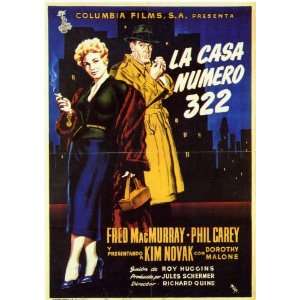  Pushover Movie Poster (11 x 17 Inches   28cm x 44cm) (1954 