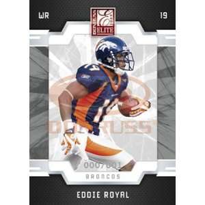 Eddie Royal   Denver Broncos   2009 Donruss Elite NFL Football Trading 