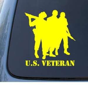  US VETERAN   Military   Vinyl Car Decal Sticker #1322  Vinyl Color 