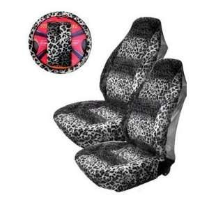   Bucket Seat Cover, Steering Wheel Cover and Shoulder Harness Seat Belt