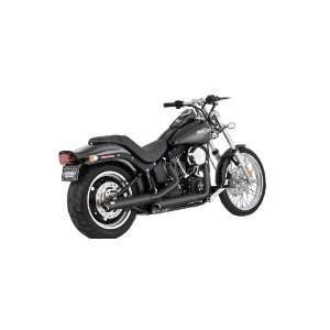   Twin Slash 3 Slip ons for 2007 2012 Harley Softail Models Automotive
