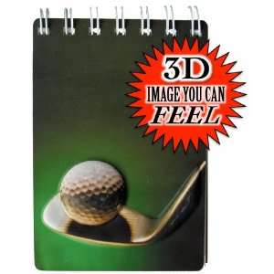  3 D Country Club Golf Notepad
