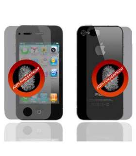 iPhone 4 4S Schutzfolien Set MATT Backcover Folie & Displayschutzfolie 