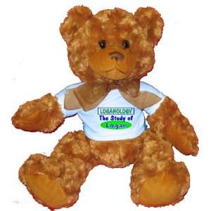  Loganology The Study of Logan Plush Teddy Bear with BLUE T 