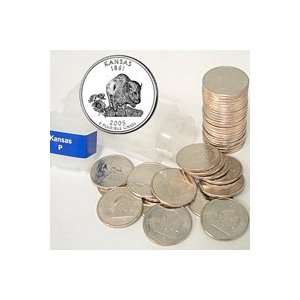  2005 Kansas Quarter Roll   Philadelphia Mint Sports 
