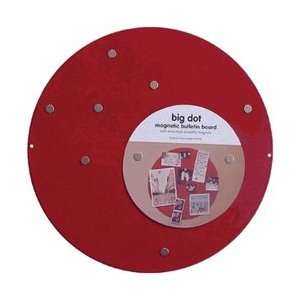  Small Big Dot 9 in Magnetic Bulletin Board   Red