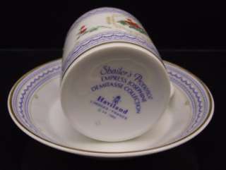 Haviland FP Empress Josephine Demitasse Cup & Saucer  