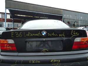 BMW Heckklappe E36 Limousine diamantschwarz met.  