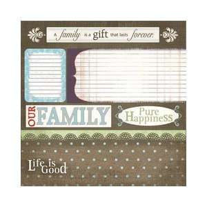   Adornit   Family Hertiage Collection   12 x 12 Paper   Family Gifts