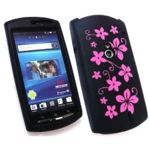 Sony Ericsson Xperia Neo MT15i Lasered Silicone Case Cover Skin Floral 