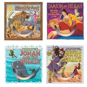   Treasures 19406 Bible Stories I Books with CDs 4 pack