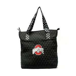  Ohio State Buckeyes Quilted Tote Bag: Sports & Outdoors