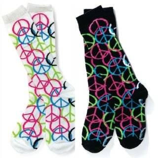   Child Neon Leopard and Neon Zebra Knee High Socks [Apparel]: Clothing