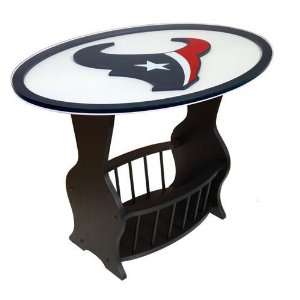 Houston Texans Glass End Table:  Sports & Outdoors