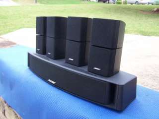 Nice 5.1 BOSE Acoustimass (VCS 10 + Cubes) Center / Surround Speakers 