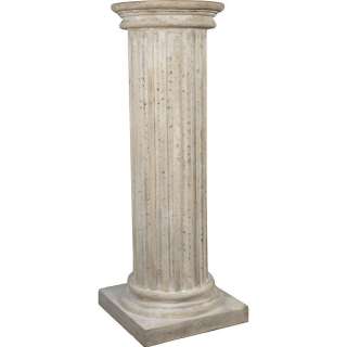 Pastor Stone Column Fluted Doric 4 tall Martelle New  