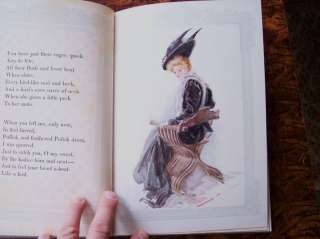 RARE Harrison Fisher 1908 Book in ORIGINAL BOX Lady Art  