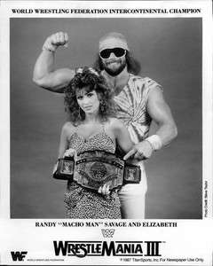 Randy Macho Man Savage & Elizabeth WWF Photo!  