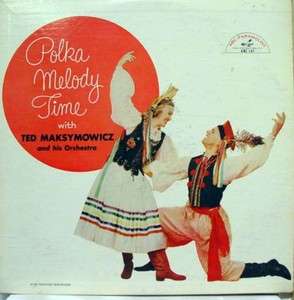 TED MAKSYMOWICZ polka melody time LP vinyl ABC 127 VG  