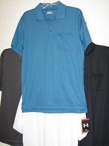 NWT $50 UNDER ARMOUR MENS ASG SHORT SLEEVE WISE PERFORMANCE KNIT POLO 