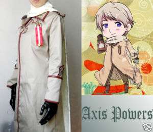 Hetalia Axis Powers Cosplay Costume IvanRussia Uniform  
