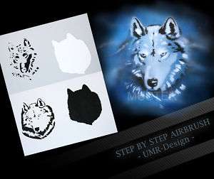 Step by Step Stencil ~~~~ UMR Airbrush Schablone AS 086  