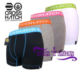 Mens Crosshatch Bonkers Design Fitted Boxer Shorts FREE UK P&P 