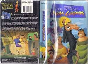 VHS: DISNEYS THE EMPERORS NEW GROOVE.ANIMATED#  