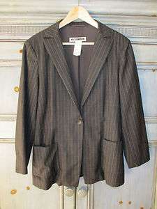 Jil Sander Louis Boston dark gray wool jacket made in Italy  