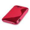 HTC RHYME DELUXE TPU SILIKON HÜLLE CASE COVER IN PINK, QUBITS RETAIL 