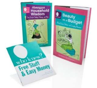 Who Knew? 3 Book Set Easy Money, Household Wisdom and Beauty Secrets 