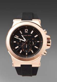 MICHAEL KORS Watch in Black & Rosegold at Revolve Clothing   Free 